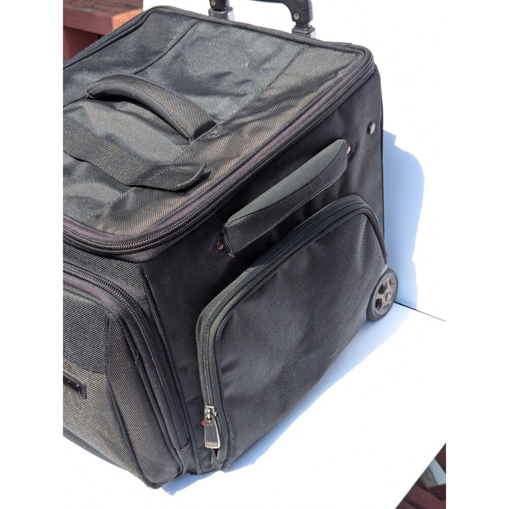 ATIVA Mobil-IT Rolling Briefcase Laptop Bag Carry On 18x16x13 Black Wheeled - Picture 4 of 16